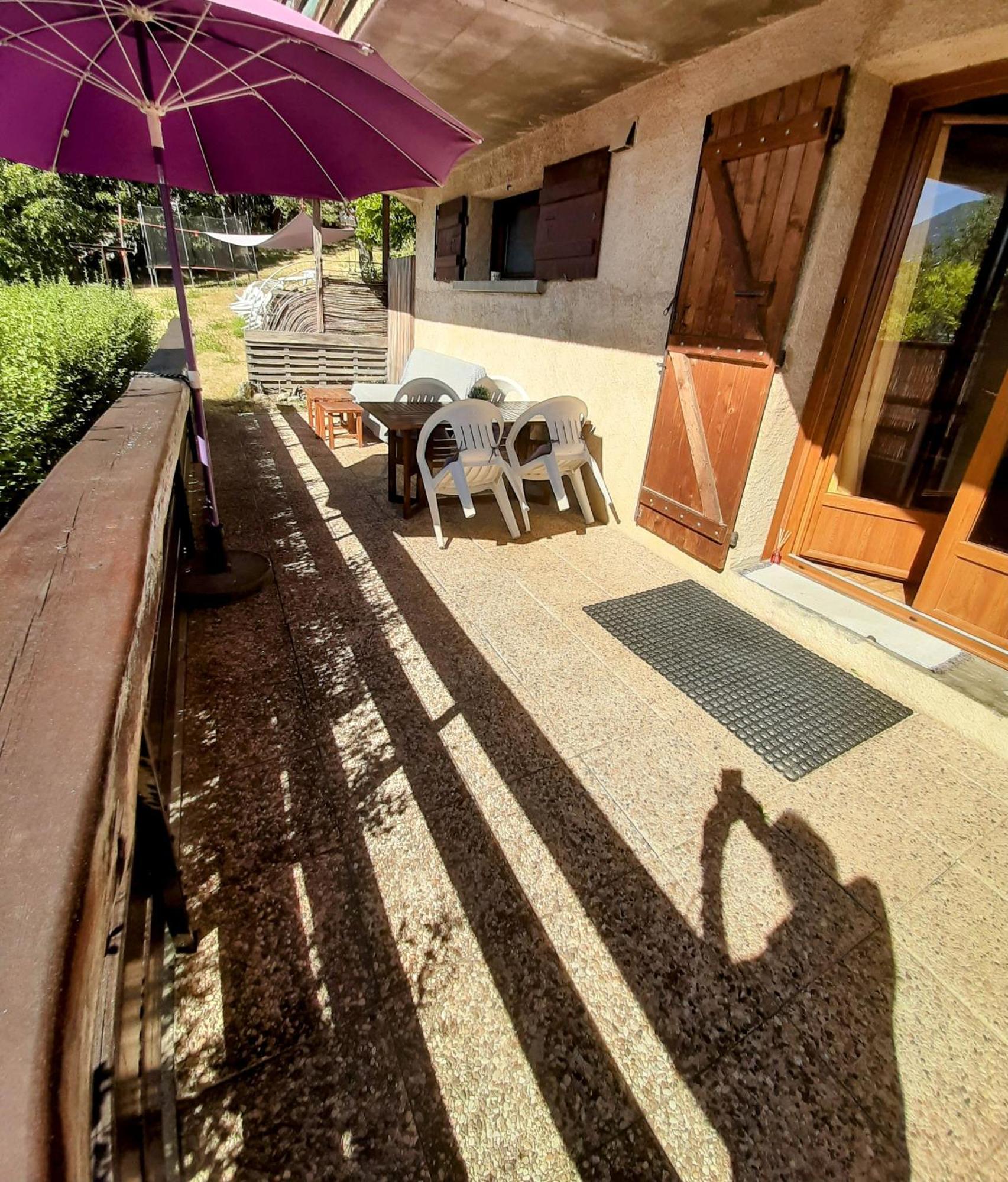 Studio sympa avec terrasse , maxi 4 pers.Briançon Exterior foto
